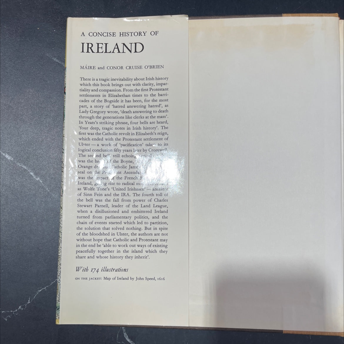 a concise history of ireland book, by máire and conor cruise o'brien, 1972 Hardcover image 4