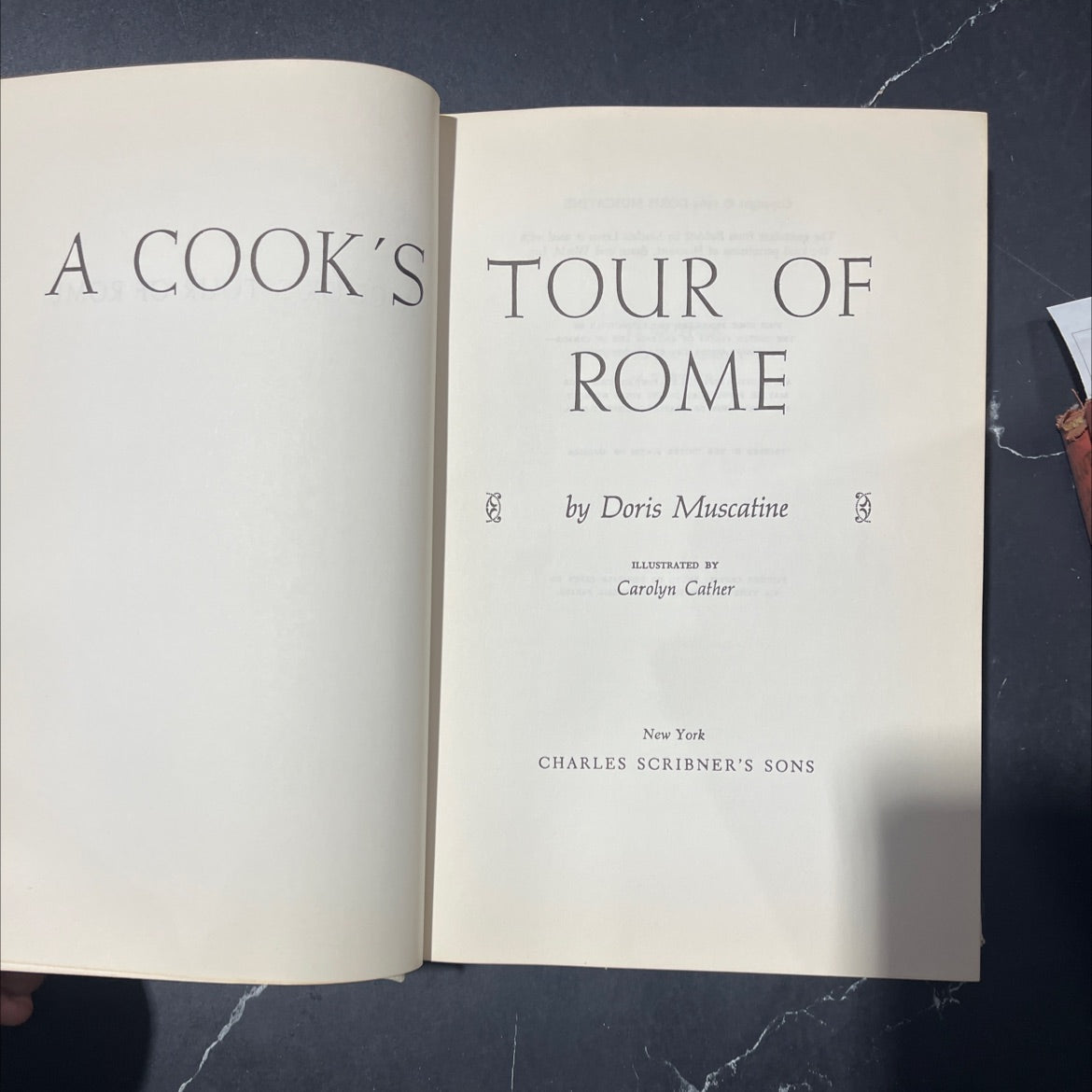 a cook's tour of rome book, by doris muscatine, 1964 Hardcover image 2