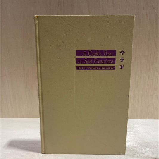a cook's tour of san francisco book, by doris muscatine, 1963 Hardcover image 1