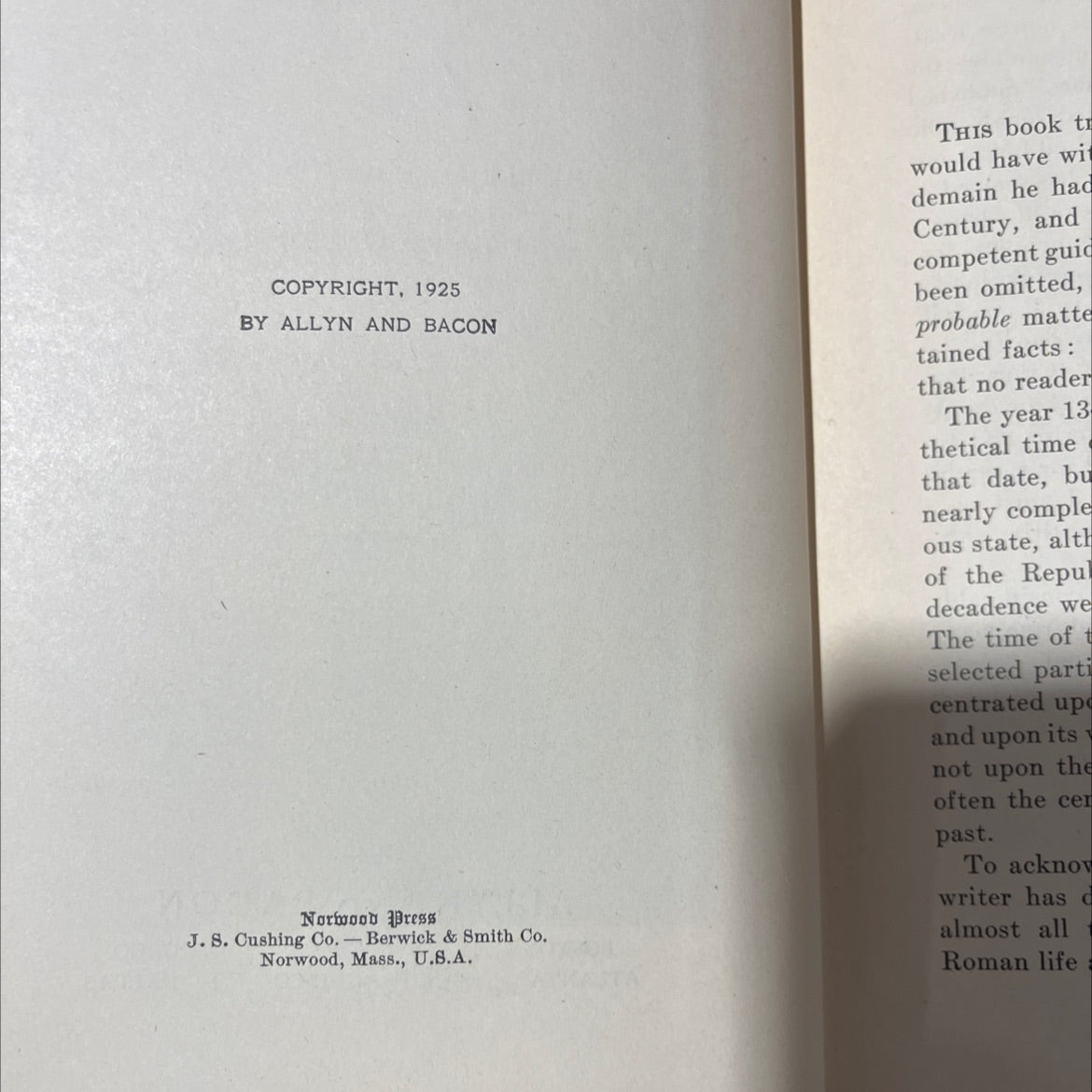 a day in old rome a picture of roman life book, by william stearns davis, 1942 Hardcover image 3