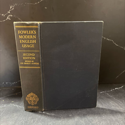 a dictionary of modern english usage book, by h. w. fowler, 1965 Hardcover image 1