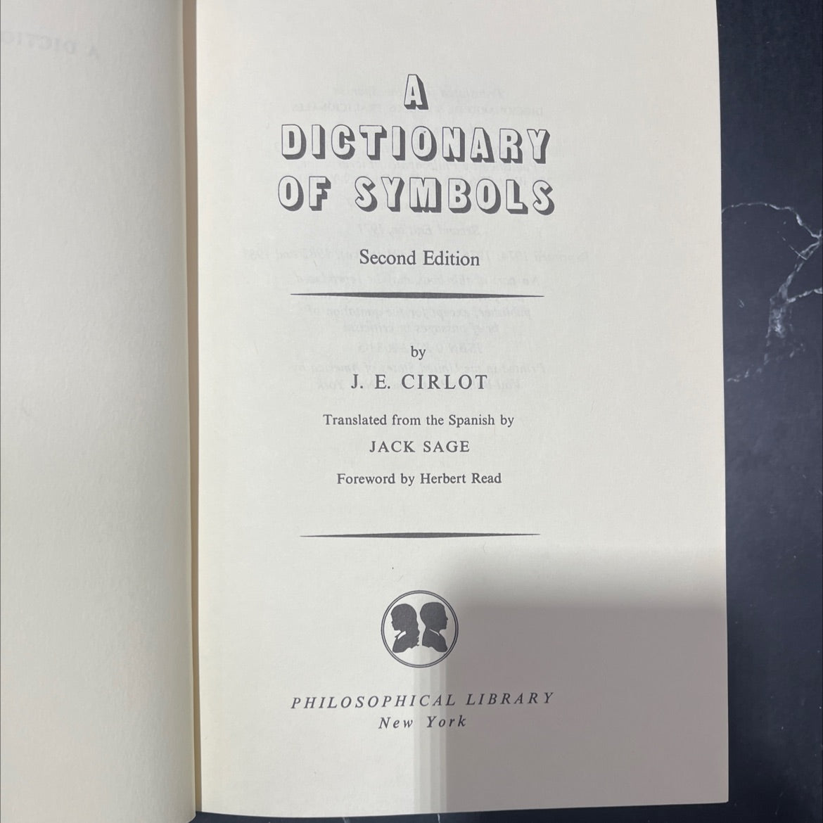 a dictionary of symbols book, by j. e. cirlot, 1971 Hardcover image 2