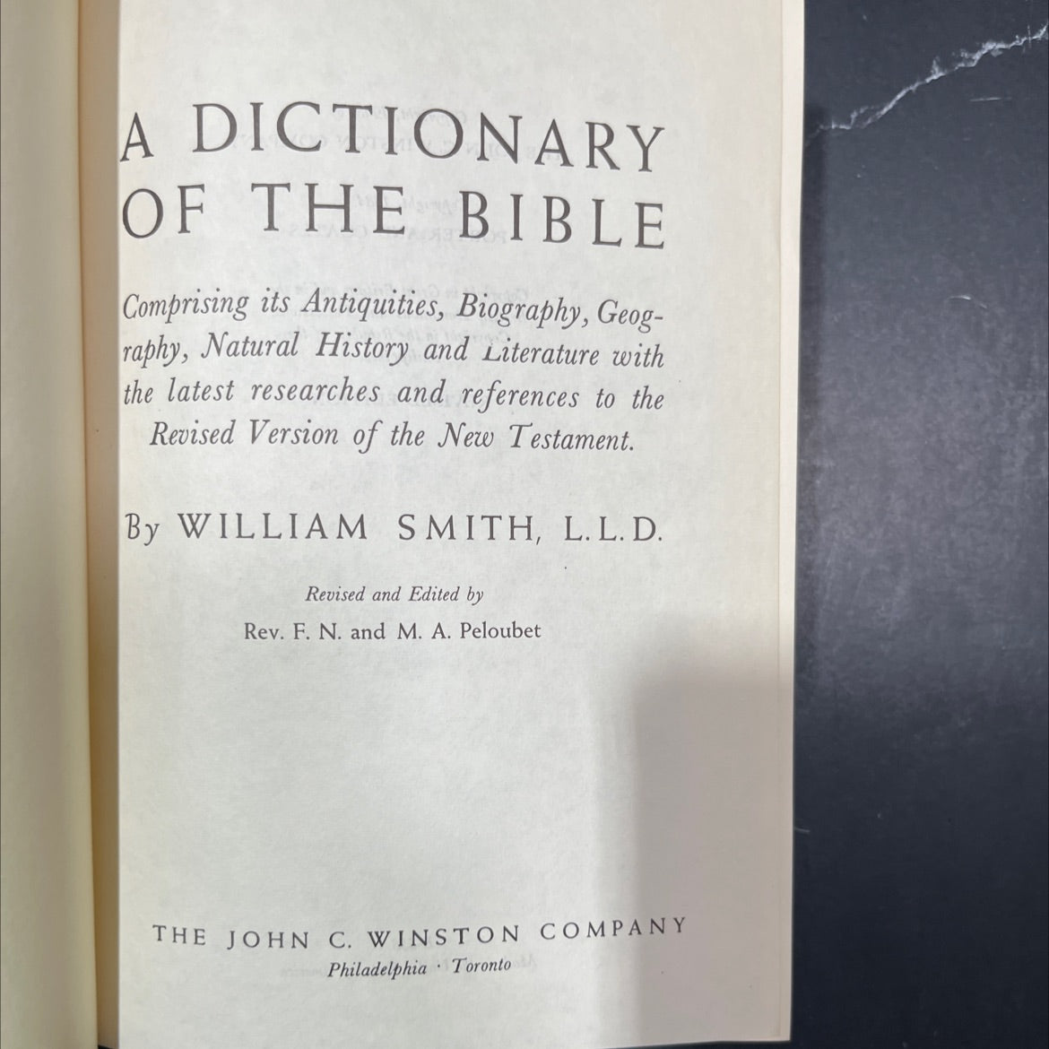 a dictionary of the bible comprising its antiquities, biography, geography, natural history and literature book, by image 2