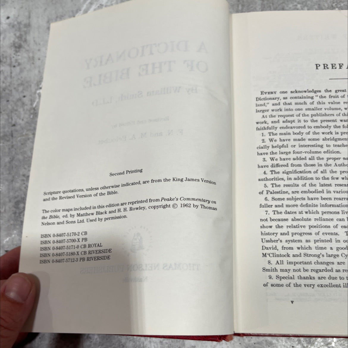 a dictionary of the bible book, by william smith, l.l.d., 1970 Hardcover image 3