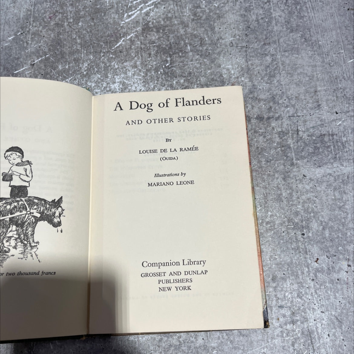 a dog of flanders and other stories book, by louise de la ramée (ouida), 1965 Hardcover image 2