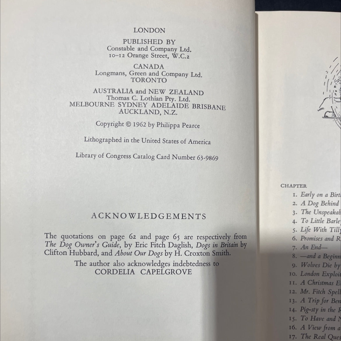 a dog so small book, by philippa pearce, 1962 Hardcover image 3