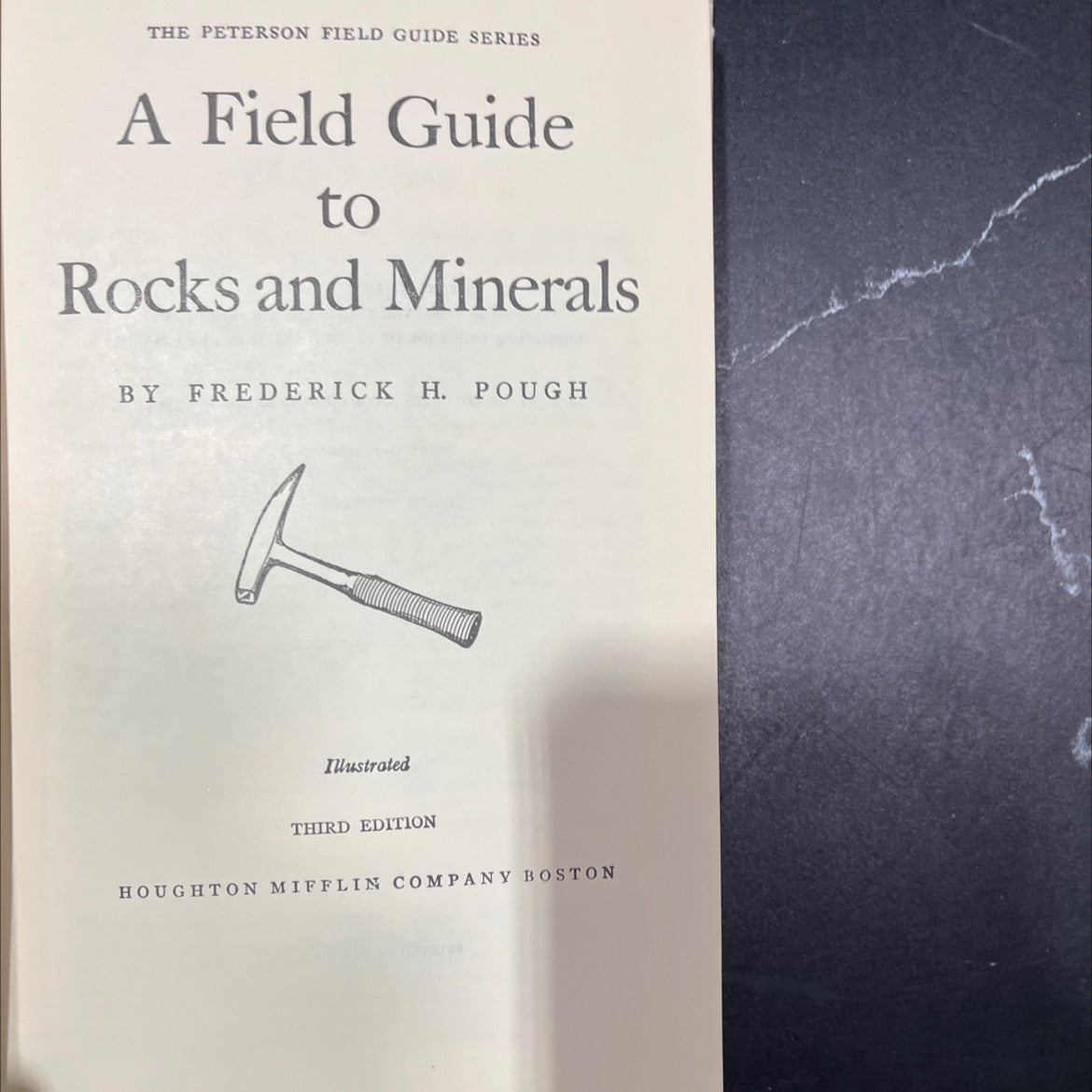 a field guide to rocks and minerals book, by frederick h. pough, 1960 Hardcover image 2