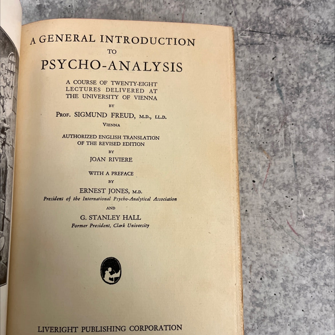 a general introduction to psycho-analysis book, by sigmund freud, 1935 Hardcover image 2