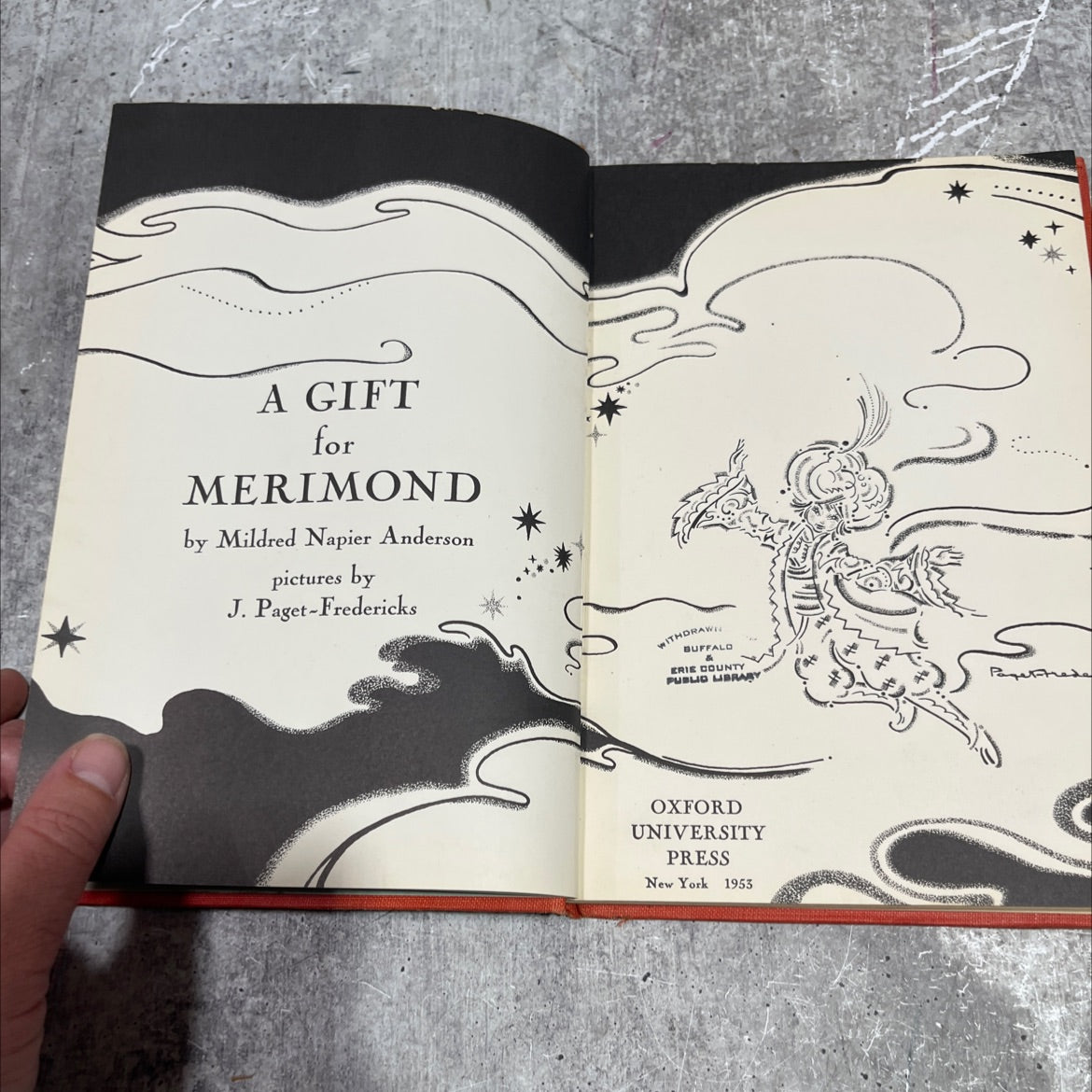 a gift for merimond book, by mildred napier anderson, 1953 Hardcover image 2
