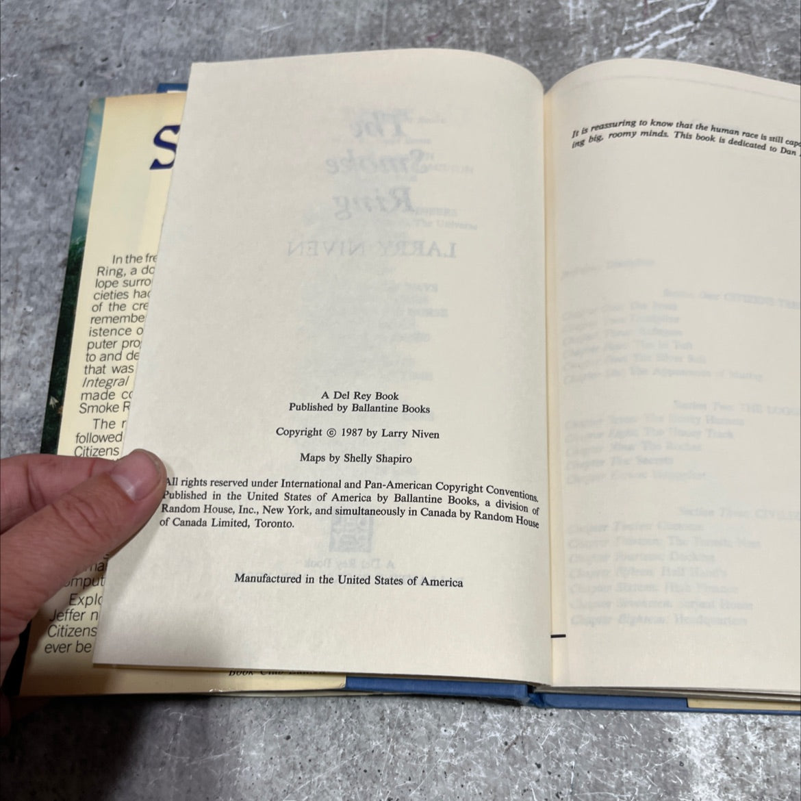 a gift from earth book, by larry niven, 1987 Hardcover image 3