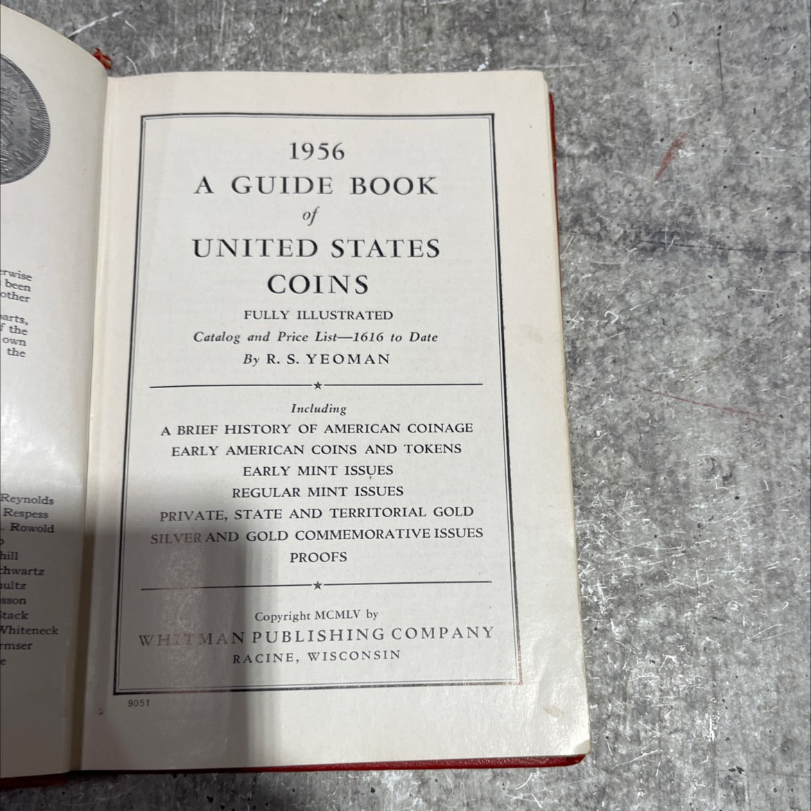 a guide book of united states coins fully illustrated catalog and price list-1616 to date book, by r. s. yeoman, 1956 image 2