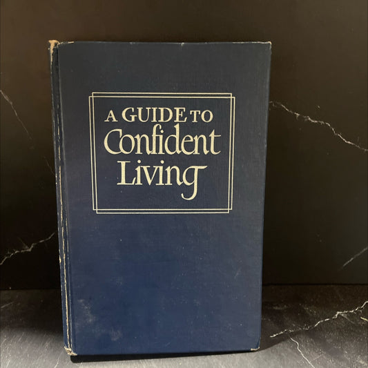 a guide to confident living book, by norman vincent peale, 1955 Hardcover image 1