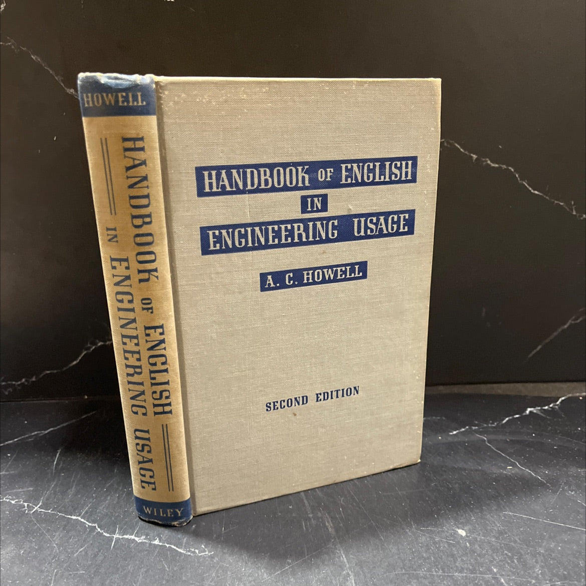 a handbook of english in engineering usage book, by a. c. howell, 1940 Hardcover image 1