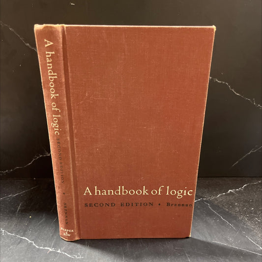 a handbook of logic book, by joseph gerard brennan, 1961 Hardcover image 1