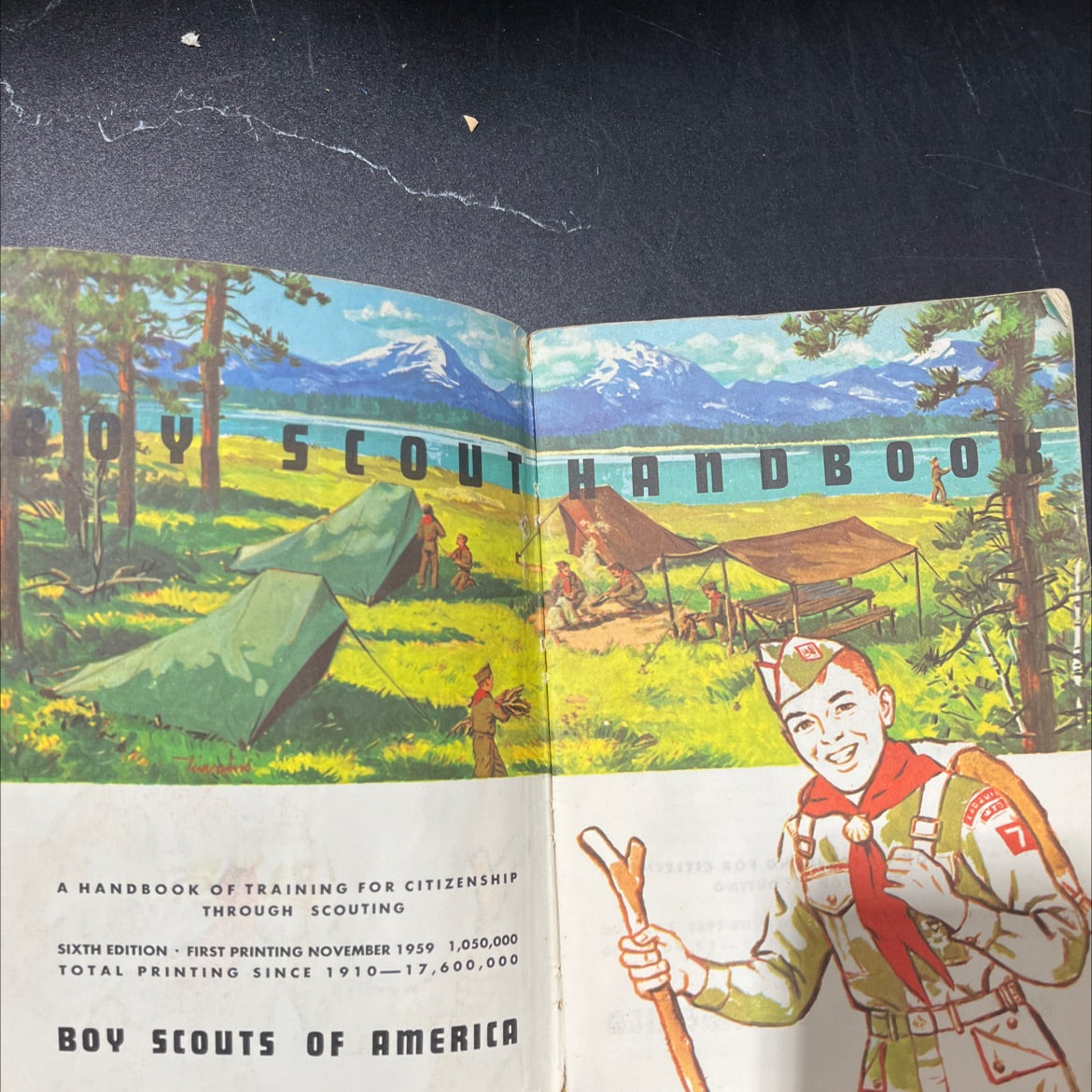 a handbook of training for citizenship through scouting book, by not stated, 1959 Paperback image 2