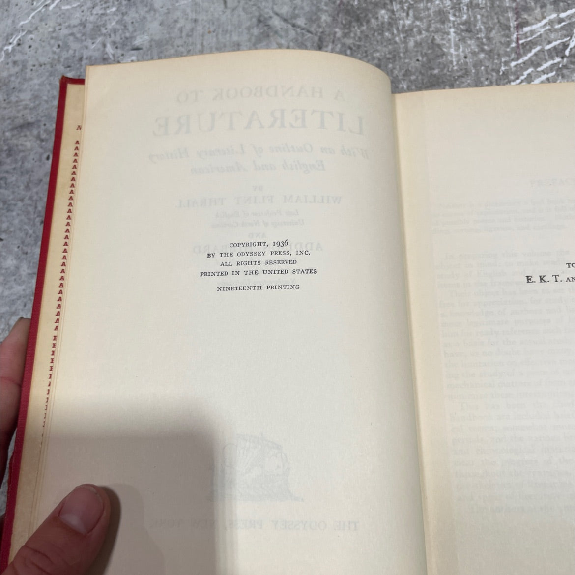 a handbook to literature with an outline of literary history english and american book, by william flint thrall and image 3
