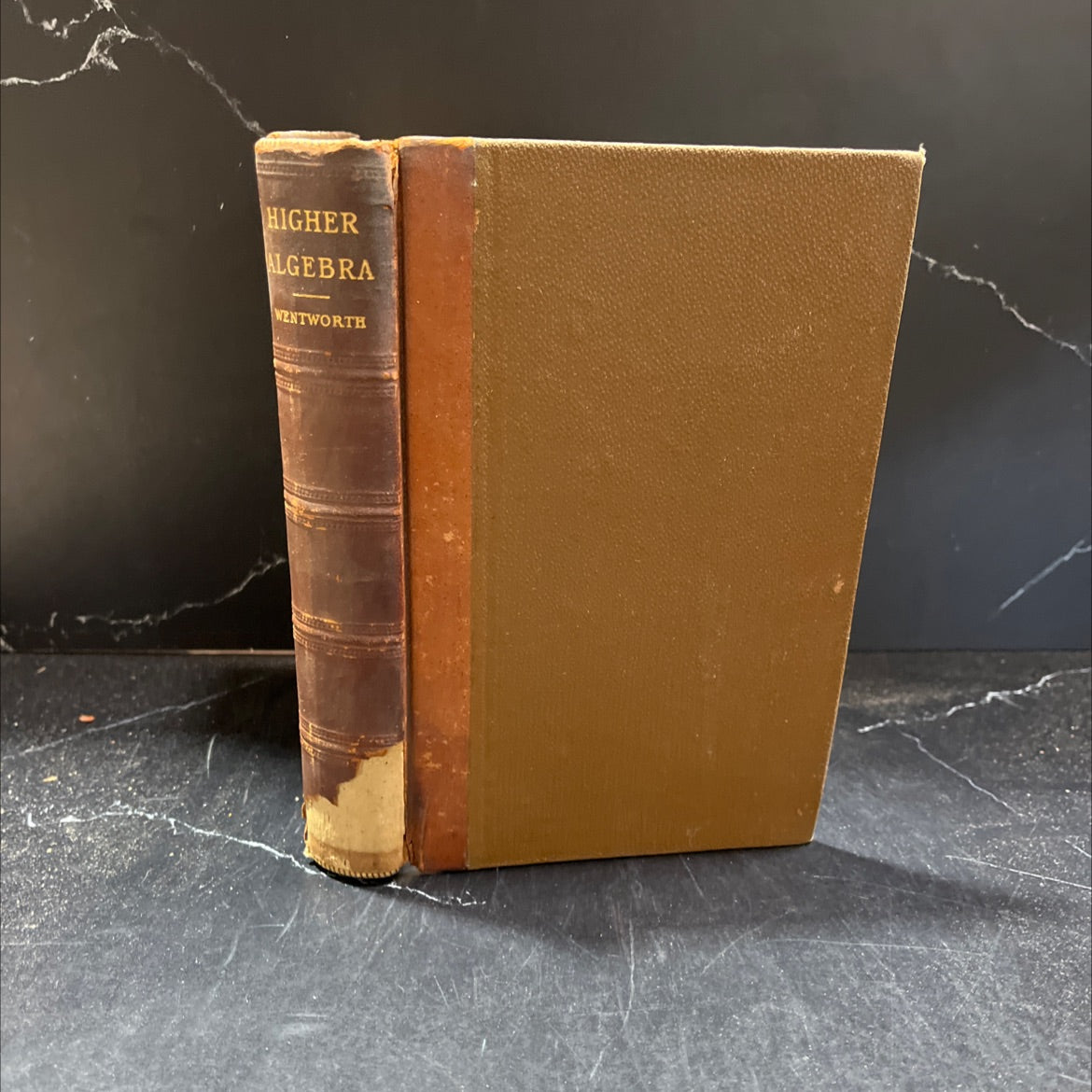 a higher algebra book, by g. a. wentworth, 1891 Hardcover image 1