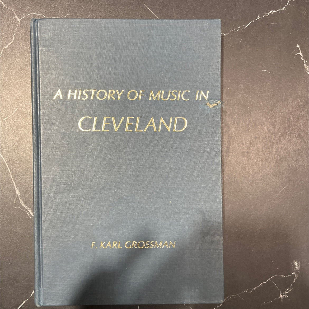 a history of music in cleveland book, by f. karl grossman, 1972 Hardcover image 1
