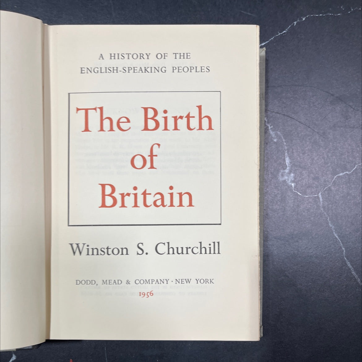 a history of the english-speaking peoples the birth of britain