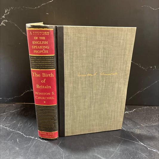a history of the english-speaking peoples the birth of britain book, by winston s. churchill, 1956 Hardcover image 1