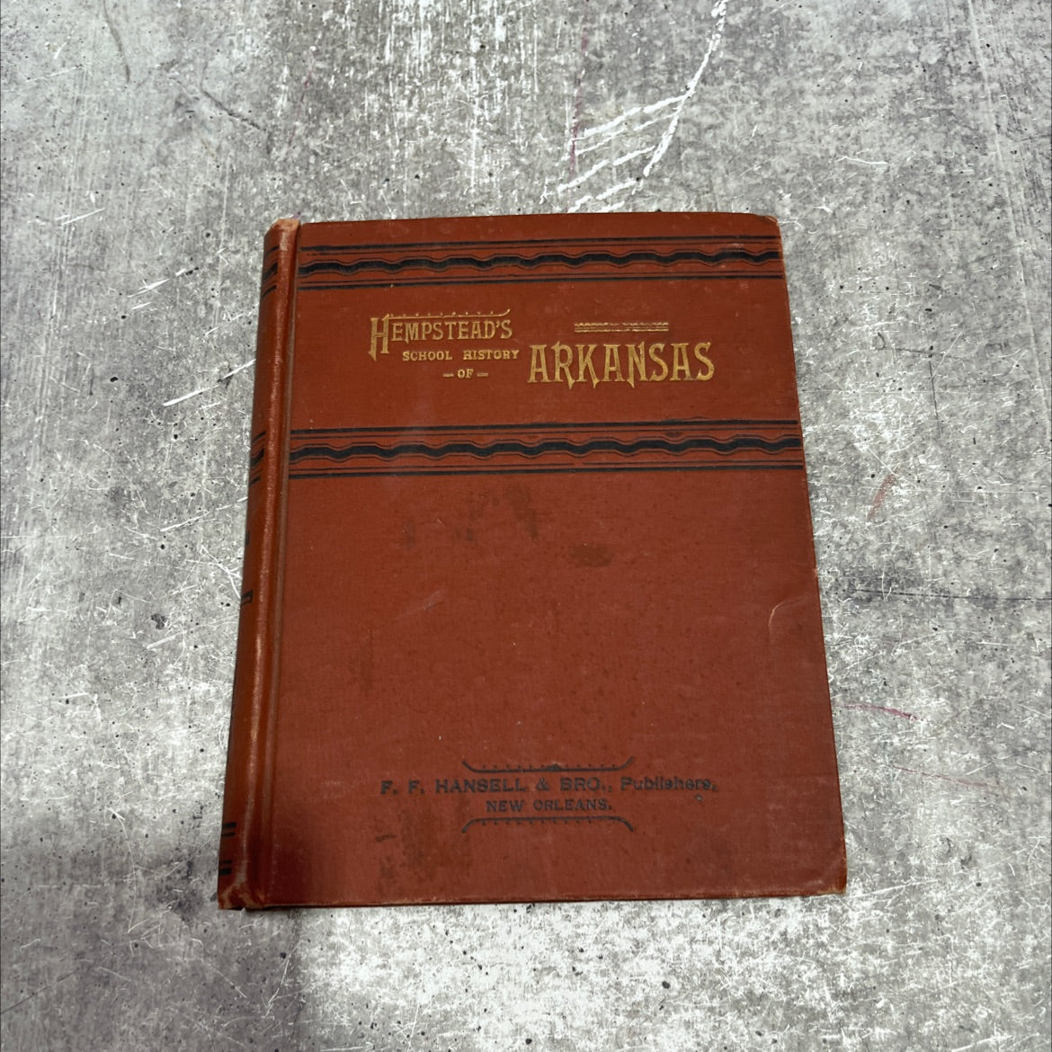 a history of the state of arkansas for the use of schools second edition book, by fay hempstead, 1889 Hardcover image 1