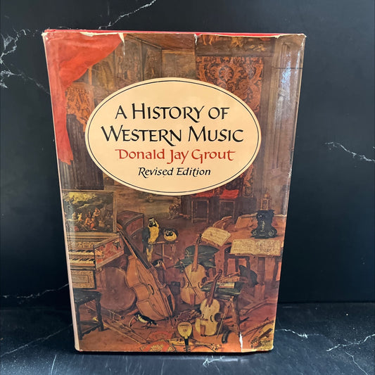 a history of western music book, by Donald Jay Grout, 1973 Hardcover image 1