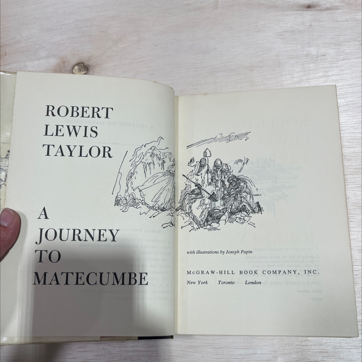 a journey to matecumbe book, by robert lewis taylor, 1961 Hardcover image 2