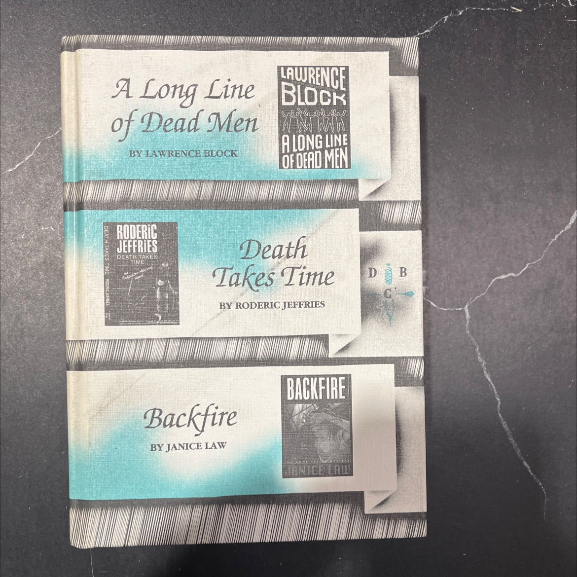 a long line of dead men book, by lawrence block, 1994 Hardcover image 1