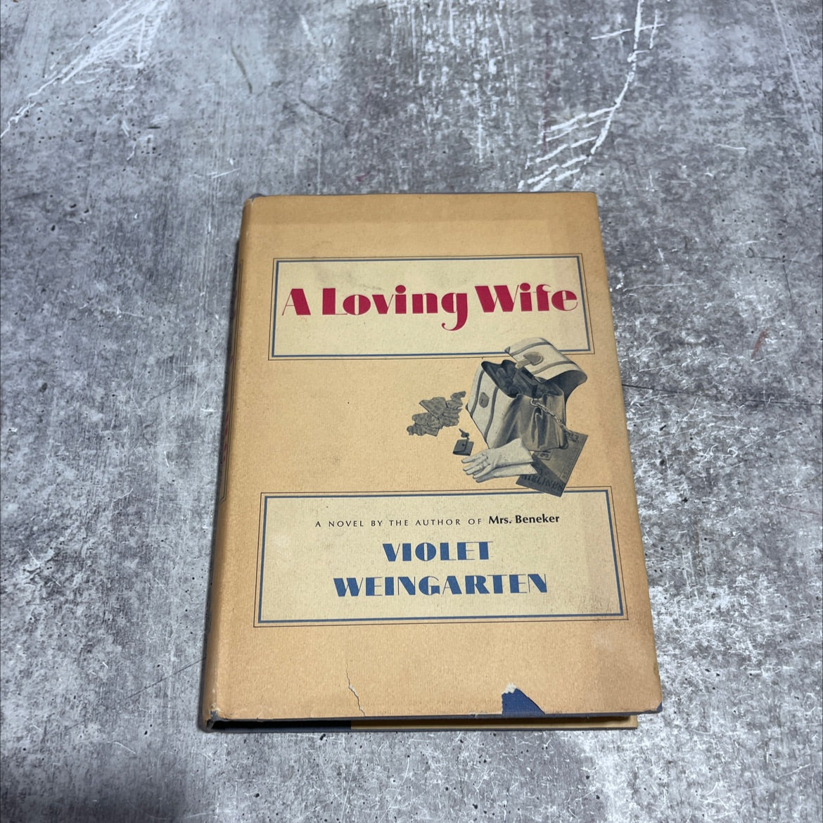 a loving wife book, by violet weingarten, 1969 Hardcover image 1