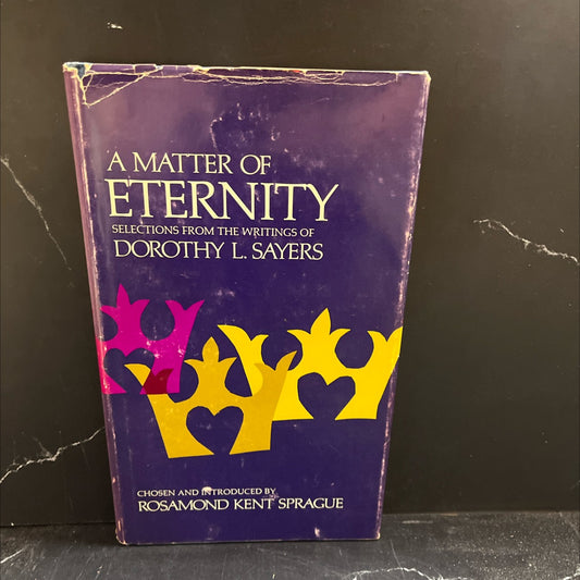 a matter of eternity book, by dorothy l. sayers, 1973 Hardcover image 1