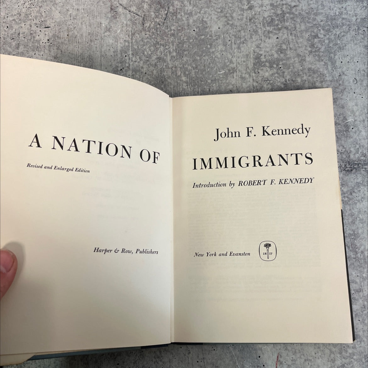 a nation of immigrants book, by john f. kennedy, 1964 Hardcover image 2