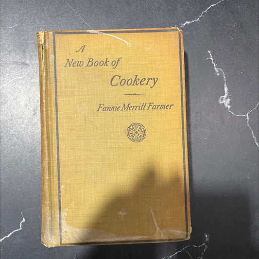 a new book of cookery book, by fannie merritt farmer, 1917 Hardcover image 1