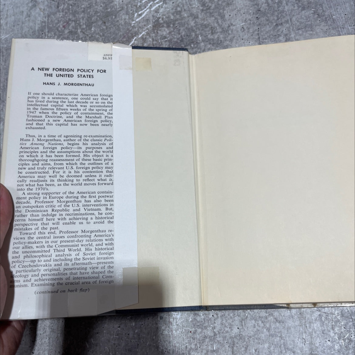 a new foreign policy for the united states book, by hans j. morgenthau, 1969 Hardcover image 4