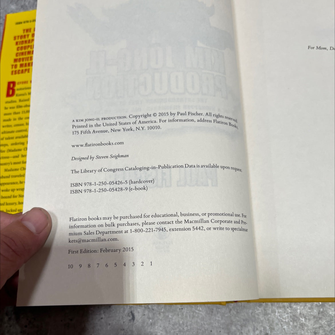 a ol mix ugors a kim jong-il production book, by paul fischer, 2015 Hardcover image 3