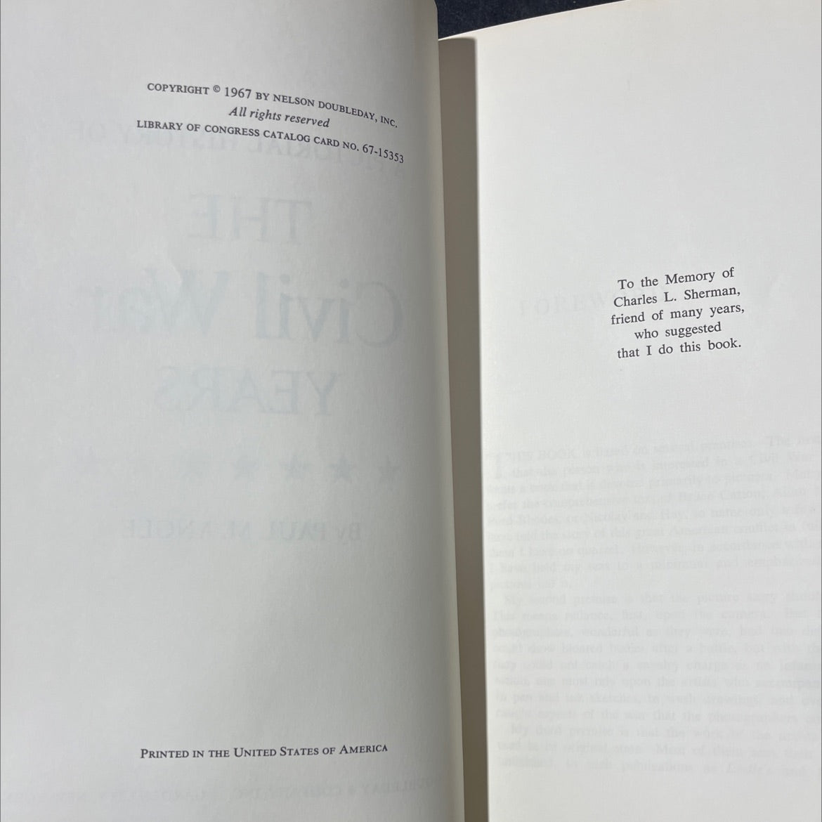 a pictorial history of the civil war years book, by paul m. angle, 1967 Hardcover image 3