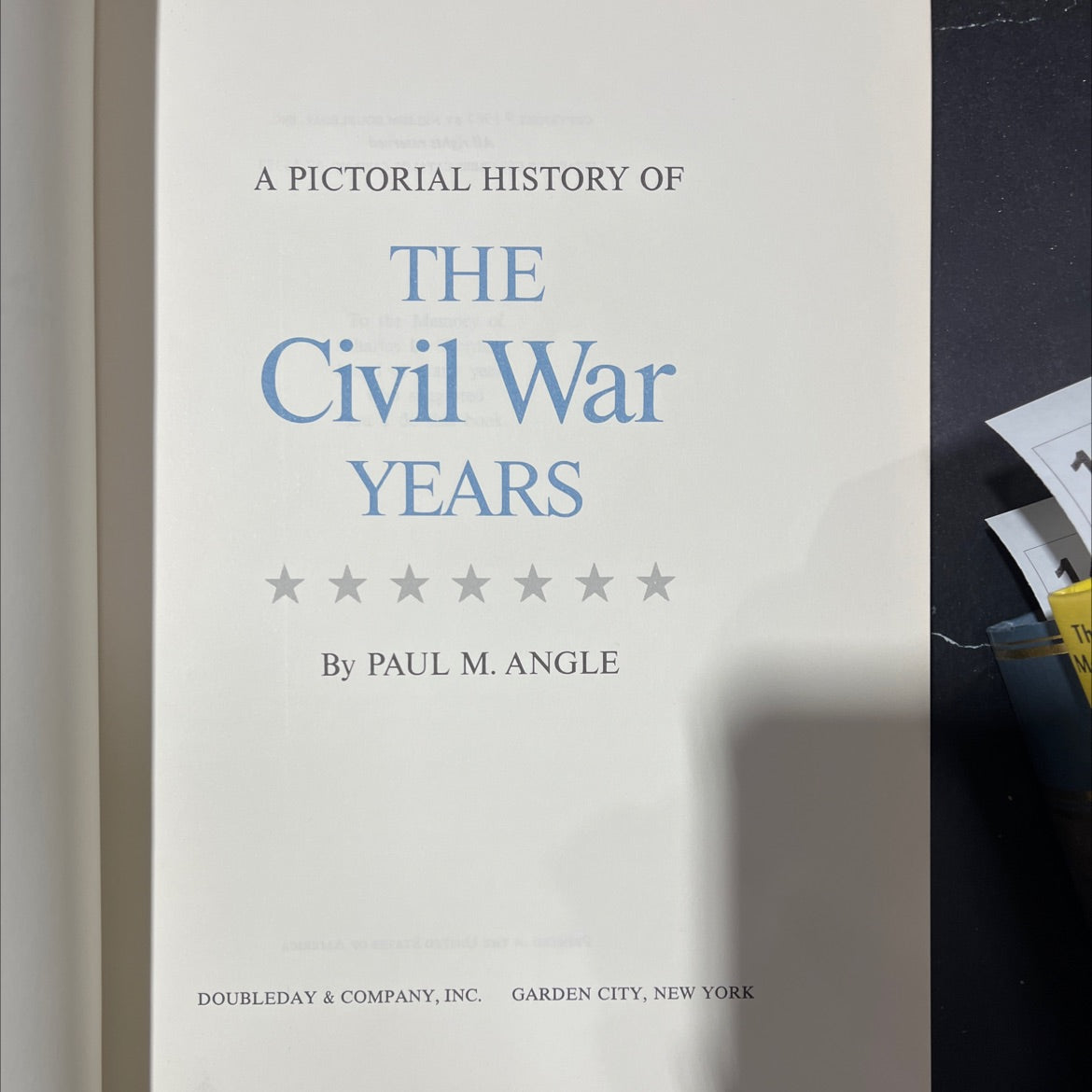 a pictorial history of the civil war years book, by paul m. angle, 1967 Hardcover image 2