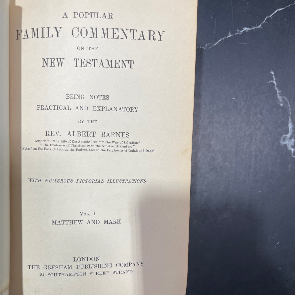 a popular family commentary on the new testament being notes practical and explanatory book, by rev. albert barnes, image 2