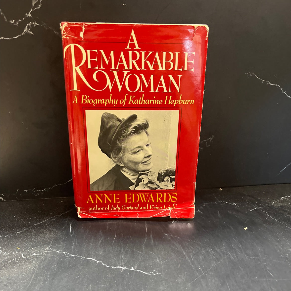 a remarkable woman a biography of katharine hepburn book, by anne edwards, 1985 Hardcover image 1