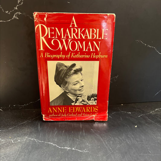 a remarkable woman a biography of katharine hepburn book, by anne edwards, 1985 Hardcover image 1