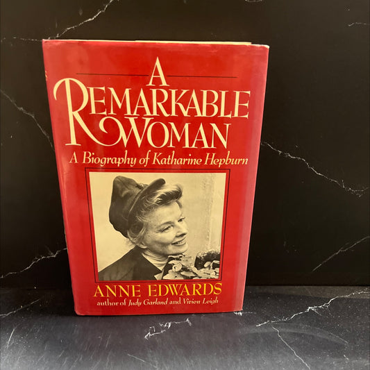 a remarkable woman book, by anne edwards, 1985 Hardcover image 1