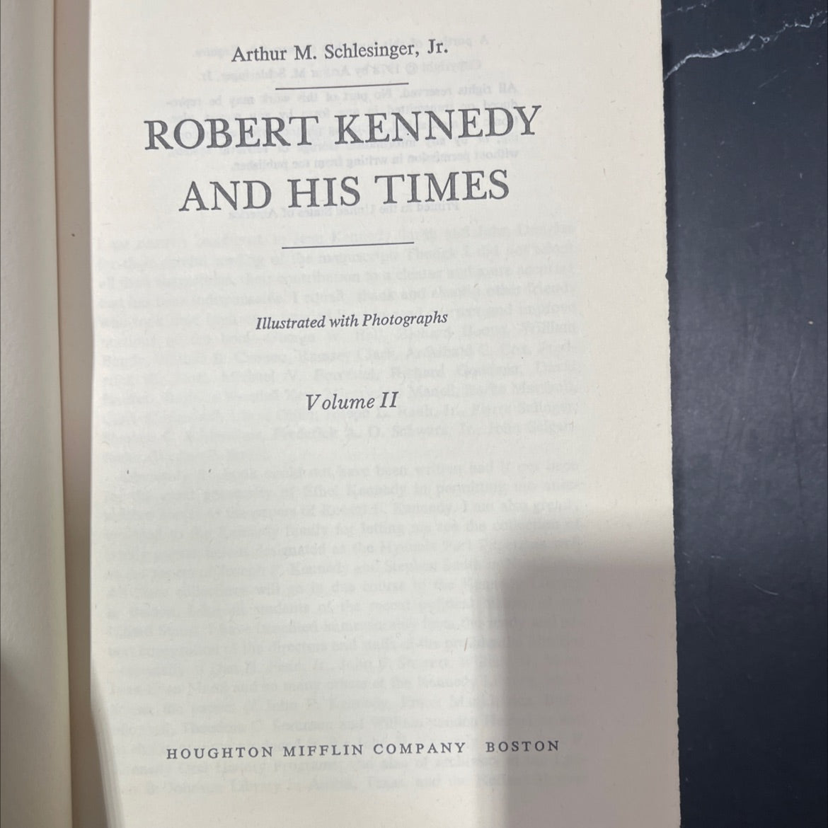 a robert kennedy and his times book, by Arthur M. Schlesinger, Jr., 1978 Hardcover image 2