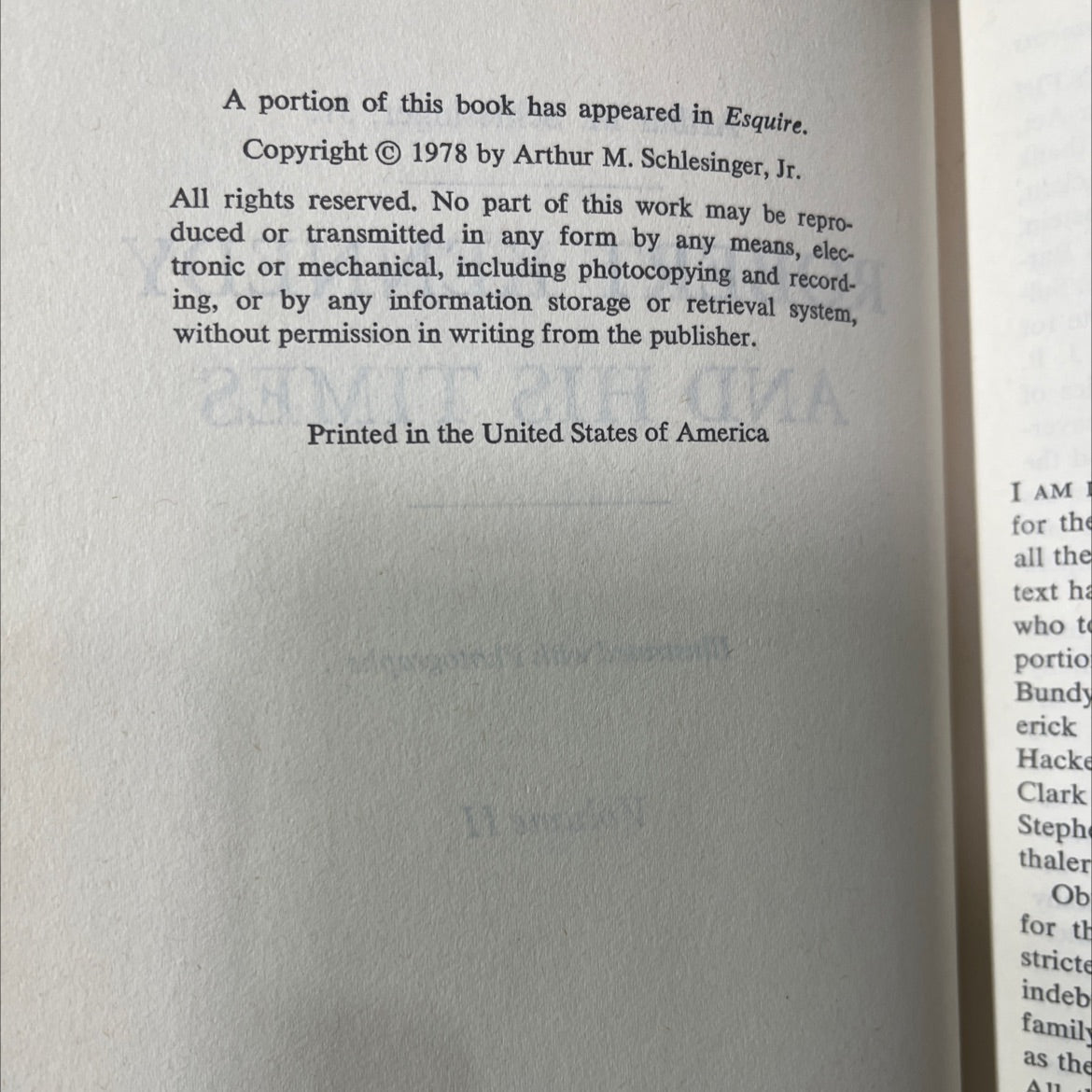a robert kennedy and his times book, by Arthur M. Schlesinger, Jr., 1978 Hardcover image 3