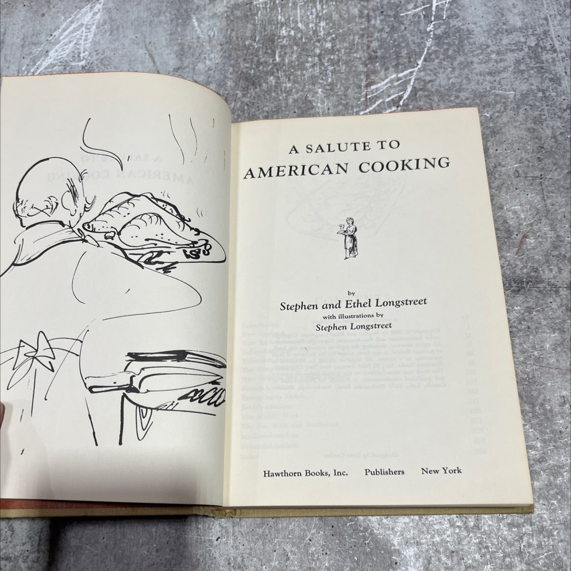 a salute to american cooking book, by Stephen and Ethel Longstreet, 1968 Hardcover image 2