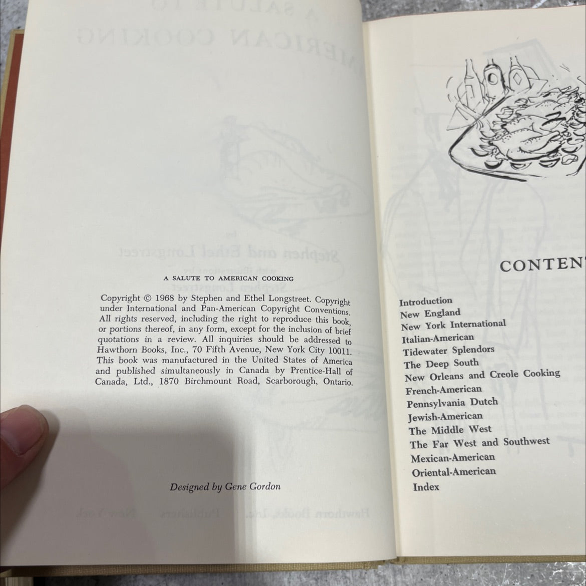 a salute to american cooking book, by Stephen and Ethel Longstreet, 1968 Hardcover image 3