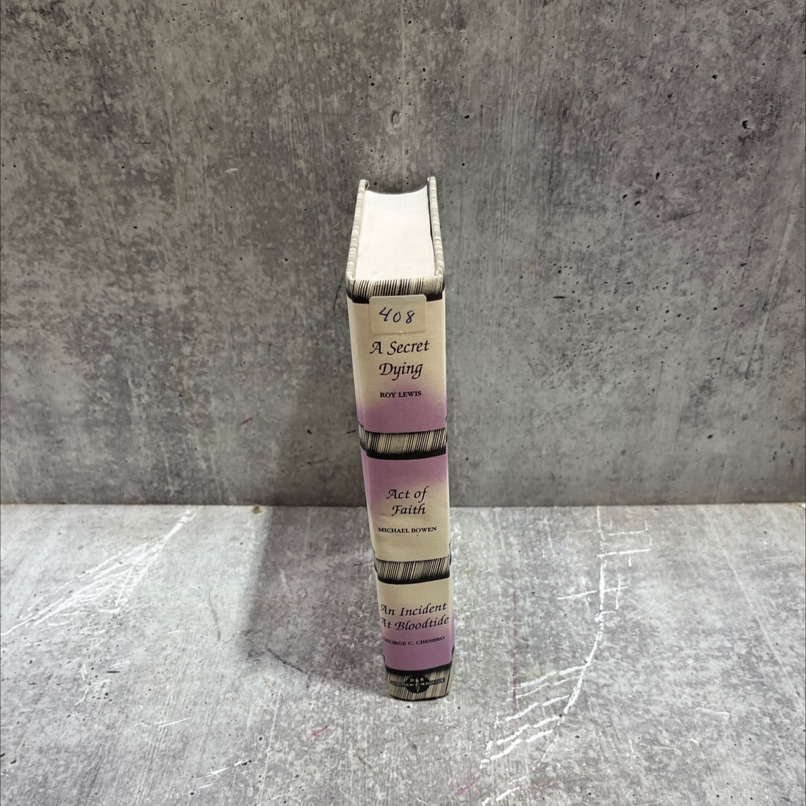 a secret dying book, by roy lewis, 1993 Hardcover image 4