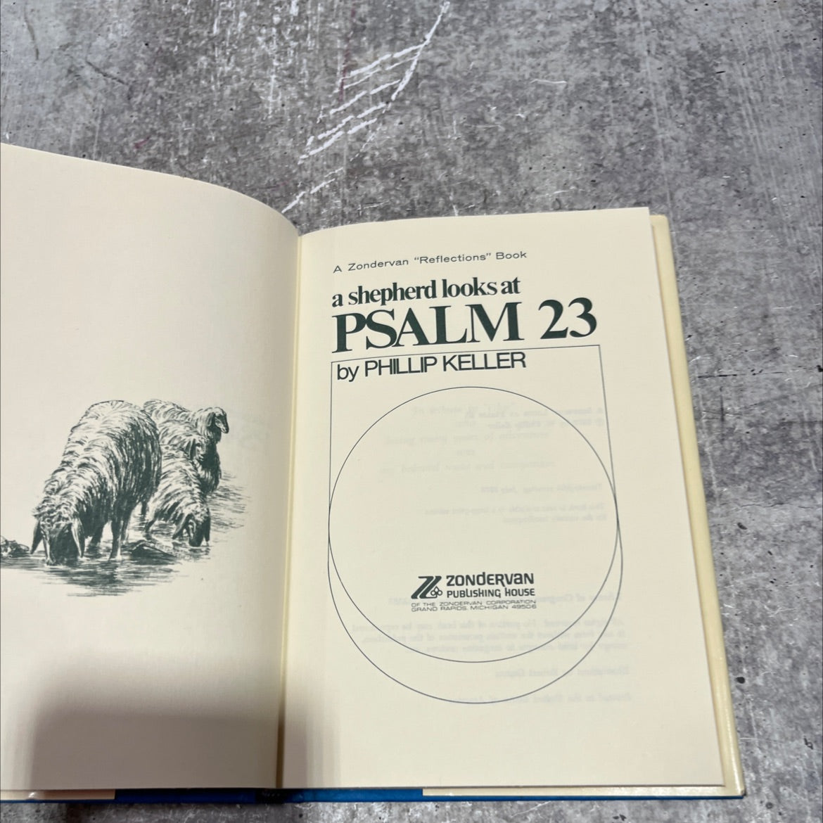 a shepherd looks at psalm 23 book, by W. Phillip Keller, 1976 Hardcover image 2