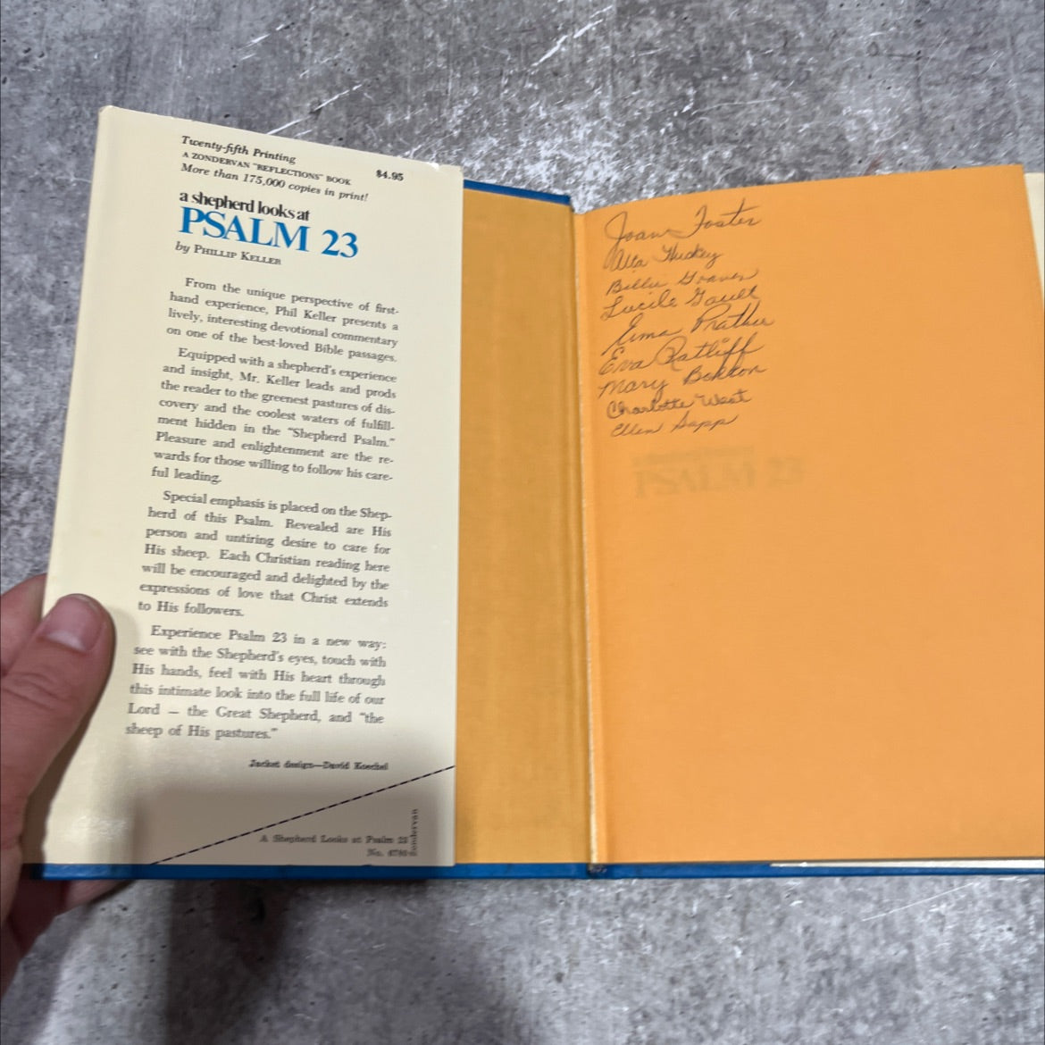 a shepherd looks at psalm 23 book, by W. Phillip Keller, 1976 Hardcover image 4