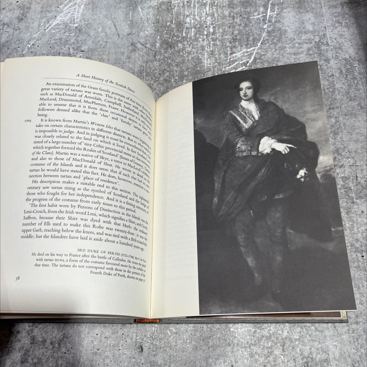 a short history of the scottish dress book, by ederick, prince, 1967 Hardcover image 4