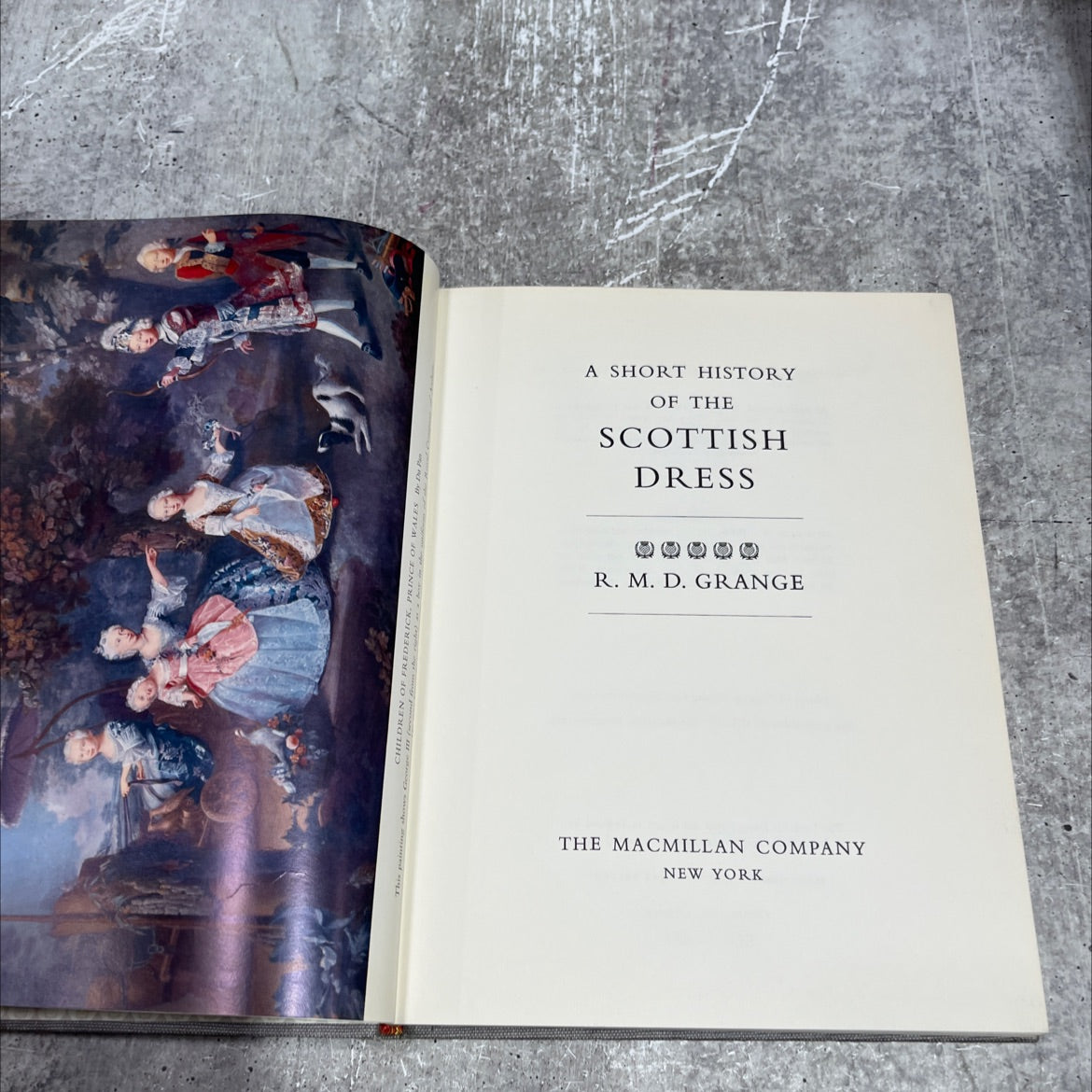 a short history of the scottish dress book, by ederick, prince, 1967 Hardcover image 2
