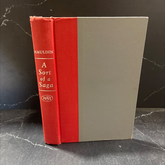 a sort of a saga book, by bill mauldin, 1949 Hardcover image 1
